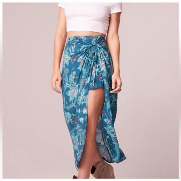 band of the free NWT Celine Floral midi skirt/ small - Picture 1 of 7